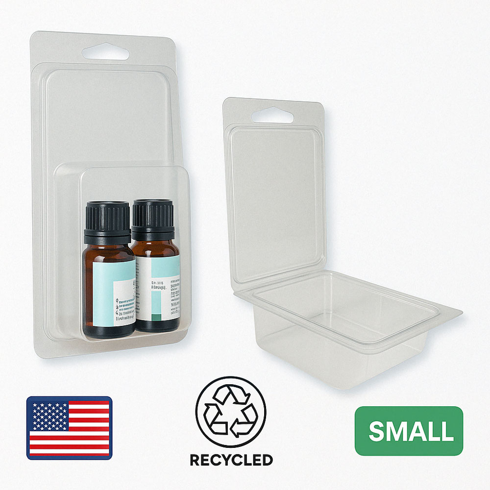 Clear Blister Pack Insert Ready Clamshell Packaging Main-Image-Small