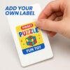 Add Your Own Label to Clamshell Backing Card